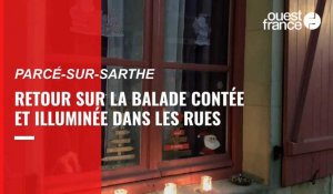 VIDÉO. Parcé-sur-Sarthe, cité de lumière le temps d'un soir