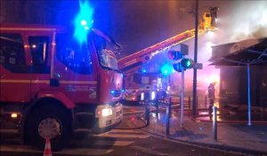 Départ d'incendie au café Paul, rue Gambetta à Arras