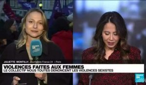 Forte mobilisation à Paris contre les violences faites aux femmes