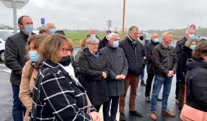 Inauguration du barreau de contournement au Faubourg-de-Cassel, mardi 16 novembre