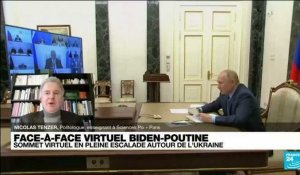 Face-à-face Biden-Poutine : un sommet virtuel en pleine escalade autour de l'Ukraine