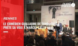 A Rennes, le comédien Guillaume de Tonquédec ému par le bienheureux Marcel Callo. 