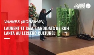 VIDÉO. Koh Lanta : les candidats Sam et Laurent rencontrent leurs fans au Leclerc de Vannes