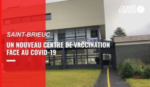 VIDÉO. Un nouveau centre de vaccination ouvre à Saint-Brieuc 