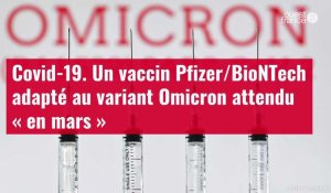 VIDÉO. Un vaccin Pfizer/BioNTech adapté au variant Omicron attendu « en mars »