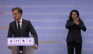 Rutte annonce un durcissement des restrictions sanitaires aux Pays-Bas