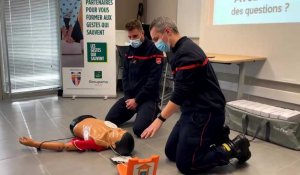 Formation aux gestes qui sauvent par les sapeurs-pompiers de Wormhout