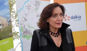 Sylvie Jéhanno, PDG de Dalkia, inaugure la nouvelle chaufferie biomasse de Vitry-le-François
