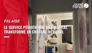 VIDÉO. Le service pédiatrique de l'hôpital Falaise décoré pour améliorer le quotidiens des petits patients