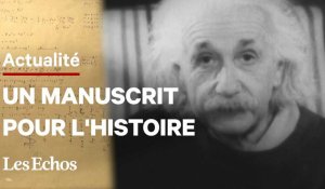 Un manuscrit d'Albert Einstein au cœur d'une vente à Paris