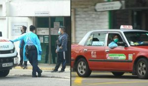 Hong Kong: l'épidémie de Covid-19 flambe, des taxis appelés en renfort