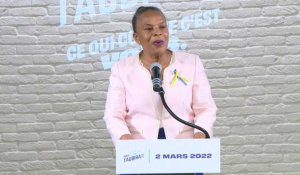 Présidentielle : Christiane Taubira annonce mettre fin à sa campagne