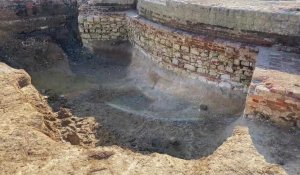 Chantier de fouilles archéologiques à l’abbaye prison de Loos