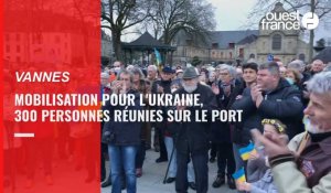 VIDÉO. Manifestation en soutien à l'Ukraine à Vannes