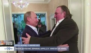 Zapping du 02/03 : Ami de Poutine, Gérard Depardieu appelle à "arrêter les armes"
