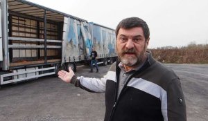 Présentation des camions du fournisseur polonais de Christophe La Cancellera