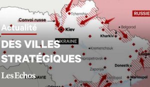 Ukraine : les grandes villes ukrainiennes visées par Poutine