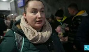 À la gare de Lviv, le désespoir des réfugiés ukrainiens