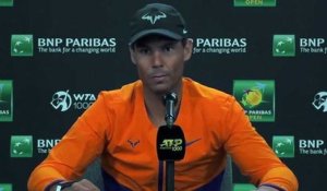 ATP - Indian Wells 2022 - Rafael Nadal : "Zverev knows he was wrong, he quickly recognized it... but we need to create a rule to punish this kind of attitude more harshly"
