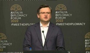 Pourparlers d'Antalya: "Pas de progrès sur un cessez-le-feu" selon le ministre ukrainien