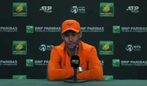 ATP - Indian Wells 2022 - Rafael Nadal : "I'm sorry for Naomi Osaka but it happens and you have to be prepared for it !"