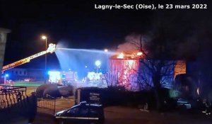 Lagny-le-Sec. Violent feu d’entrepôt rue de Paris, forte mobilisation des pompiers