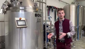 Nouveau brasseur à Villeneuve-Saint-Germain, Florian Lefebvre explique comment on fabrique une bière