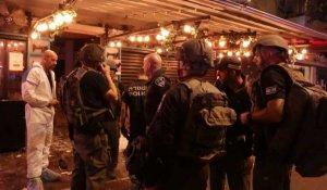 La police israélienne sur les lieux de l'attaque à Tel-Aviv