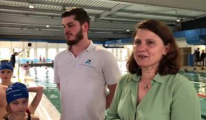 La ministre des sports en visite à la piscine de Senlis