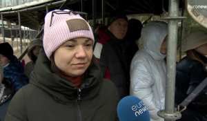 Accueil des réfugiés ukrainiens: la situation s'apaise devant le centre d'enregistrement à Bruxelles