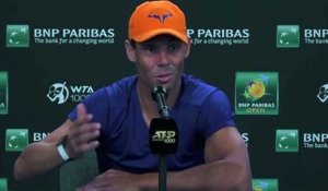 ATP - Indian Wells 2022 - Rafael Nadal : "People may think we hate each other with Nick Kyrgios because of what happened in the past, but that's not at all true."