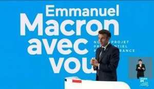 France : Emmanuel Macron dévoile les propositions de son programme pour la présidentielle, aux tendances libérales