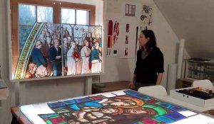 Cuverville. La vitrailliste Ludivine Rougeolle ouvre au public son atelier Normandie Vitrail le 2 et 3 avril 2022