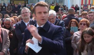 Présidentielle: Emmanuel Macron plébiscite l'économie circulaire