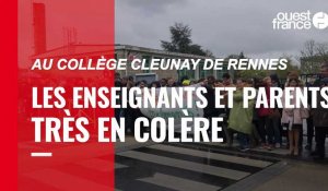 VIDÉO. Dans ce collège de Rennes, les enseignants en grève dénoncent un climat délétère