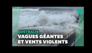 À Sydney, des vagues géantes engloutissent la plage de Bondi Beach