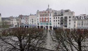 Premiers flocons de neige à Douai