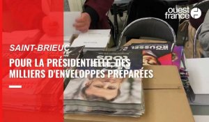 VIDÉO. En Côtes-d'Armor, 488 700 enveloppes préparées pour l'élection présidentielle