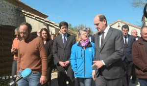 Gel: Jean Castex à la rencontre d'arboriculteurs dans le Tarn-et-Garonne