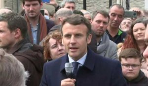 Macron en Bretagne: "je ne veux pas faire 5 ans de plus pour faire 5 ans de plus"