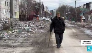 Guerre en Ukraine : au nord-ouest de Kiev, la ville de Borodyanka est dévastée