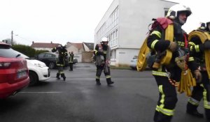 Les pompiers interviennent pour une fumée suspecte au lycée Jules Verne