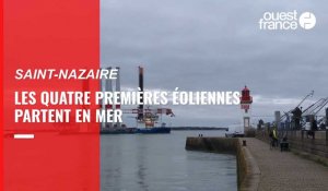 VIDÉO. À Saint-Nazaire, les éoliennes quittent la terre pour rejoindre le premier parc éolien en mer