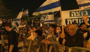 L'opposition de droite israélienne manifeste contre le gouvernement à Jérusalem