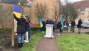 Saint-Martin-Boulogne : une centaine de personnes rassemblées en soutien aux Ukrainiens