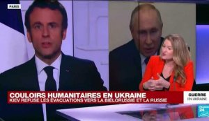 Kiev refuse les couloirs humanitaires vers le Bélarus et la Russie proposés par Moscou