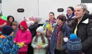 Les réfugiés d'Ukraine arrivent près d'Angers