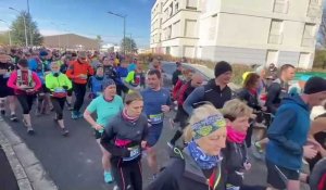 Lancement du 12 kilomètres au trail du pays d’Argonne, à Sainte-Ménehould