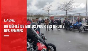 VIDÉO. Près de 450 motardes et motards ont défilé en Mayenne pour les droits des femmes