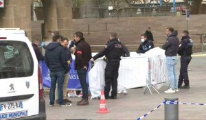 Marseille: les forces de l'ordre sur les lieux de l'agression d'un policier, l'agresseur tué